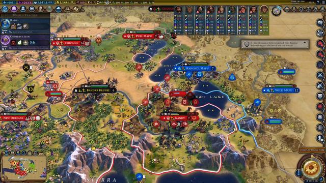 Going on a Wild Rampage with Rough Rider Teddy & The Sanguine Pact!│Civ VI: New Frontier Pass│Ep 7 смотреть онлайн