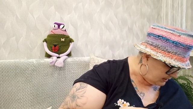 Вязание 24часа. (5 заключительная часть)Шляпа 