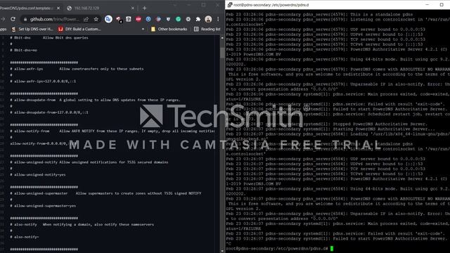 How to install PowerDNS | Replication Master-Slave MySQL - Zone transfer смотреть онлайн