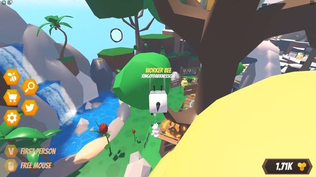 ПРОБЛАЛСЯ В УЛЕЙ К ПЧЁЛАМ! СИМУЛЯТОР ПЧЕЛЫ! ROBLOX смотреть онлайн