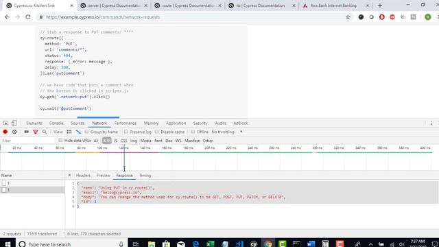 077 Example Demonstrating On Mocking API With Stub Response Using Cypress