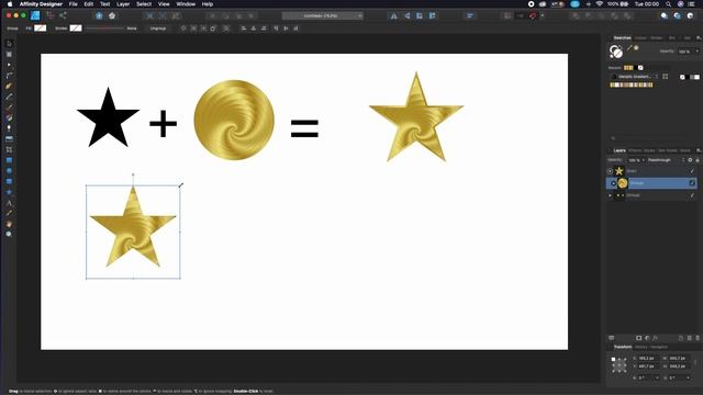Affinity Designer Clipping Mask Tutorial смотреть онлайн