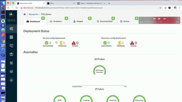 Apstra AOS and NSX-T Fabric Deployment Demo смотреть онлайн