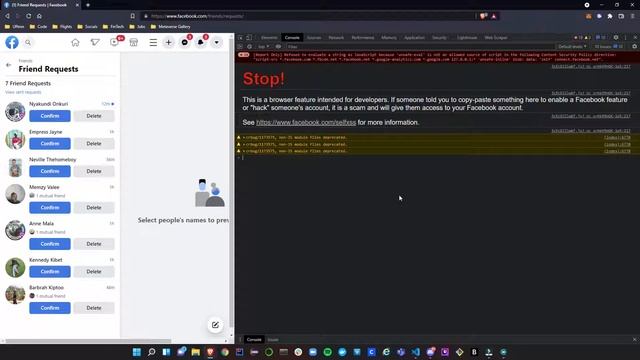 How to Auto Accept Facebook Friend Requests in few lines of JavaScript смотреть онлайн