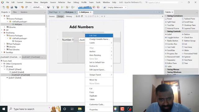 Java Swing Application Part Live Class Day 6 смотреть онлайн