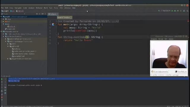 Descobrindo o Kotlin - 4 Hello World смотреть онлайн