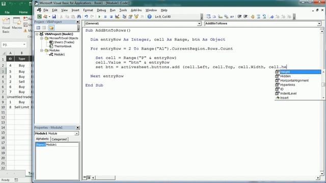 Add Buttons To Delete Rows Excel VBA Macro смотреть онлайн