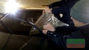 Как снять броне пленку с лобового стекла