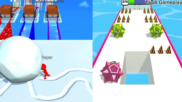 Snow Race Vs A-Z Run???1/9999 Max Big Update Walkthrough Gameplay смотреть онлайн