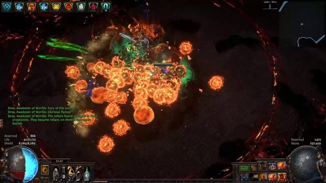 POE 3.11 LL VD DD Spellslinger Necromancer Build - Kill Awaken 8 Warlord and Sirus смотреть онлайн