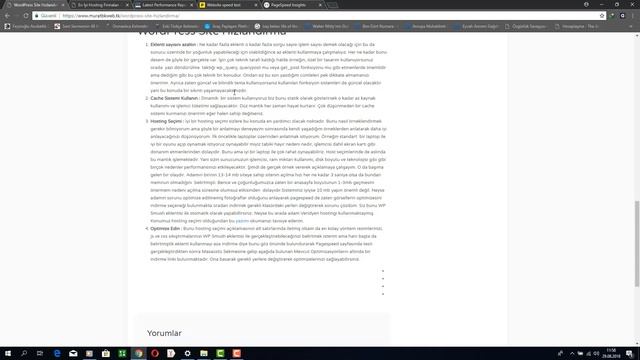 WordPress Site Hızlandırma Önerileri / Tavsiyeleri смотреть онлайн