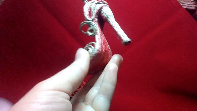 Пластика из джута/Новогодние украшения миниатюрная туфелька из джута/@evadusheva. смотреть онлайн