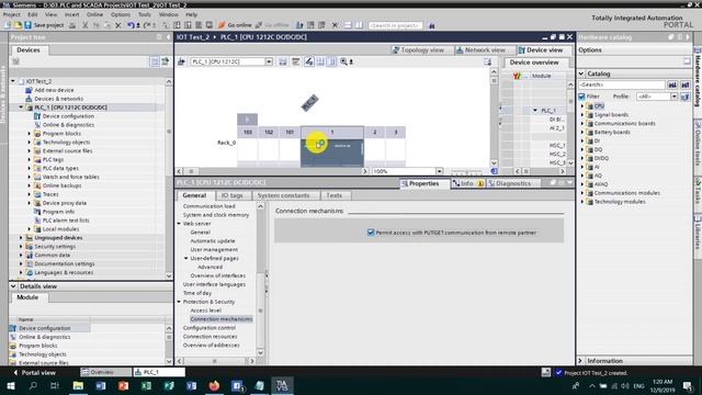 SIMATIC IoT2040 and SIMATIC S7-1200 PLC смотреть онлайн