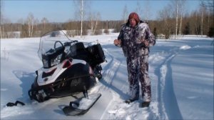 Управление снегоходом для начинающих