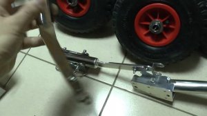 Транцевые колеса для лодок ПВХ. Различные типы и крепления колес.