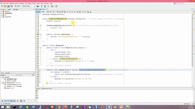 Core_Java_32 - Java User-defined Exception смотреть онлайн