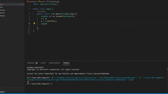 How to get Input in Java || Using Scanner in Java || In VS code смотреть онлайн