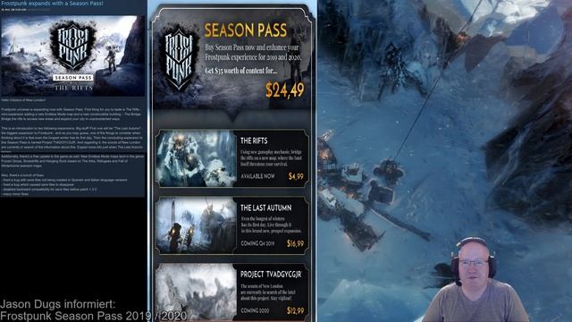 Frostpunk Season Pass 2019 / 2020 смотреть онлайн
