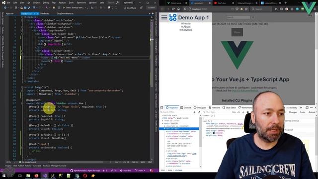 Alper ile Vue.js - B022 - Vue.js Örnek Çalışmalar - Yan Menü Tasarımı - 2 #AlperİleVueJs смотреть онлайн