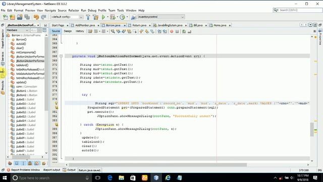 Java Library management system - step by step complete tutorial with source code #11 смотреть онлайн