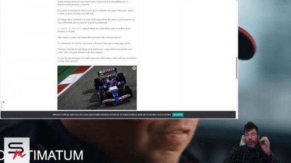 HELMUT MARKO LANZA UN ULTIMATUM A RICCIARDO PARA SER EL SUSTITUTO DE SERGIO PEREZ EN REDBULL F1