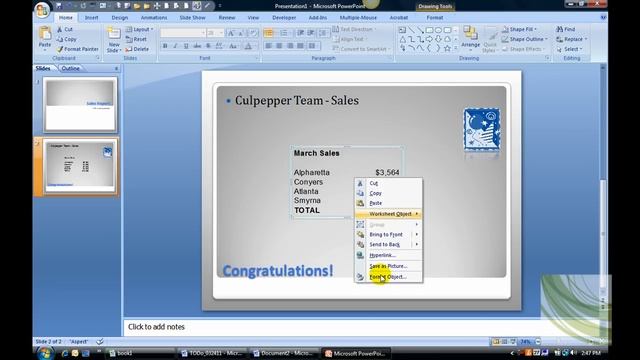 How to Embed an Excel Sheet into a PowerPoint Slide смотреть онлайн