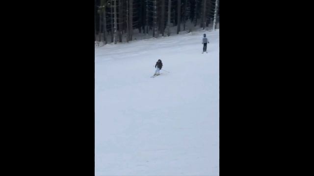 Карина и спуск с горы!!!!!!!! смотреть онлайн