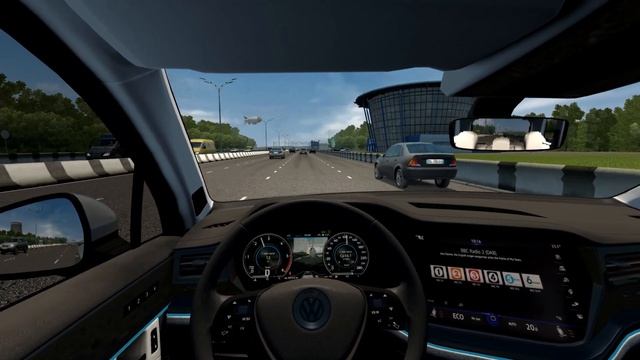 City Car Driving Volkswagen Touareg Normal Driving смотреть онлайн