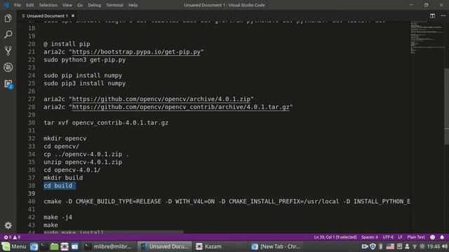 How to install OpenCV 4 with python 3 on Ubuntu 18.04, Linux Mint 19 смотреть онлайн