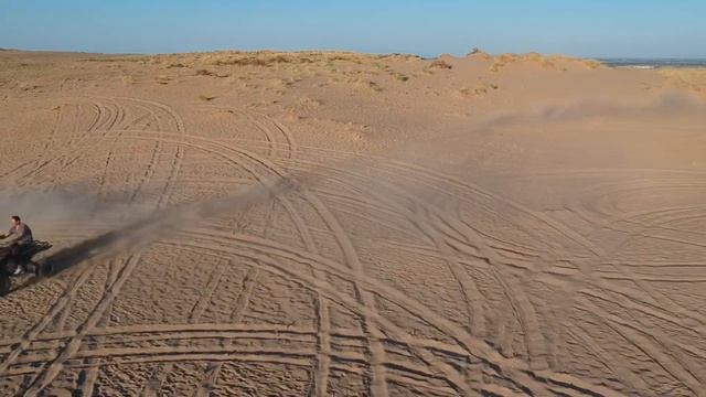 Yamaha raptor 700 vs Polaris sportsman 800 Квадро мото тусовка в степях Алматинской области смотреть онлайн
