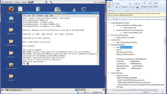 Create Database Oracle By tunpisit CPE 54446 смотреть онлайн