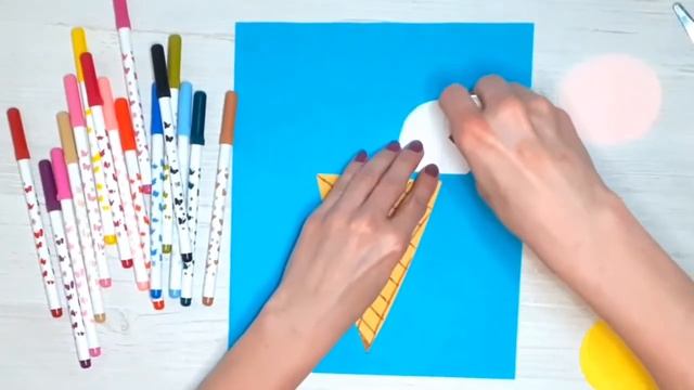 "Мороженое, которое не тает"-творческий мастер-класс по моделированию объемной поделки из бумаги. смотреть онлайн