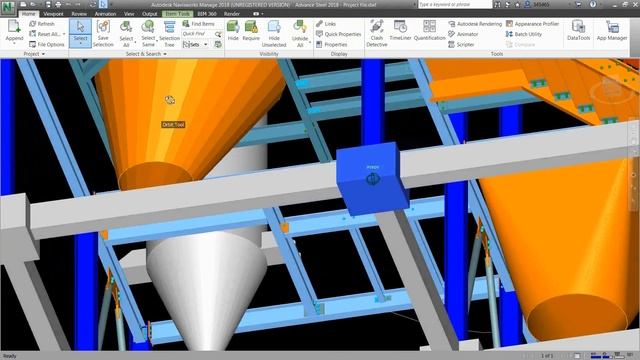 Getting Started with Advance Steel: Part 33 - Exporting the model to Navisworks смотреть онлайн