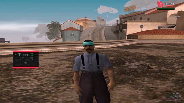 Падал падал белый снег на мой черный пистолет в GTA SAMP смотреть онлайн
