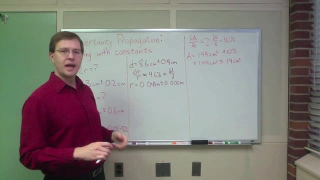 Uncertainty propagation when multiplying by a constant or raising to a power смотреть онлайн