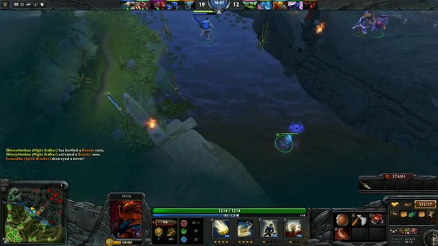 Dota 2 Reborn . Single draft . Катаем за Sven. смотреть онлайн