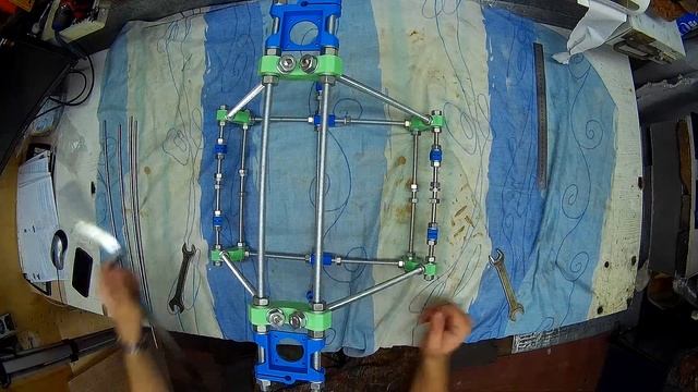 3D принтер Prusa Mendel i2 #12 Выставление размеров треугольников смотреть онлайн