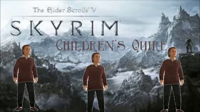 Skyrim Theme -- Children's Choir Version смотреть онлайн