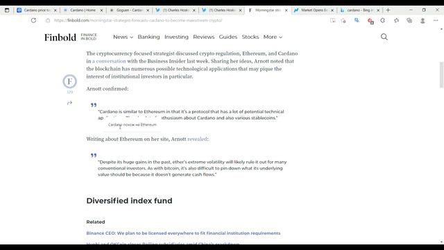 ADA CARDANO ЛОЖНЫЙ ПРОГНОЗ ГЕНЕРАЛЬНОГО ДИРЕКТОРА. ПОЧЕМУ ПРОГНОЗ ADA CARDANO НЕ СБЫЛСЯ?