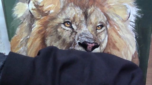 How to Paint a Lion in Acrylics смотреть онлайн