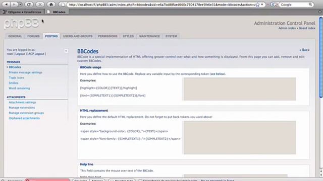 Añadir las etiquetas [table], [tr], [td] y [right] a un foro phpBB3 смотреть онлайн