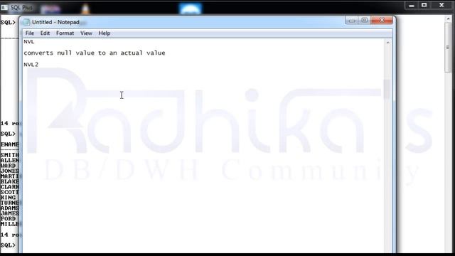 PL/SQL:NVL/NVL2/Coalesce function смотреть онлайн