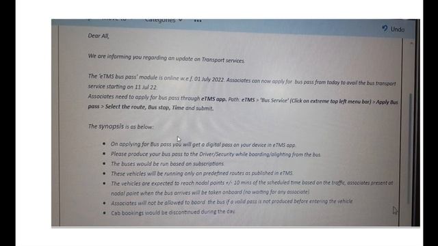 HOW TO APPLY FOR BUS PASS || TCS TRANSPORTATION || eTMS APP || #tcsupdate #2022 #tcs #transportatio смотреть онлайн