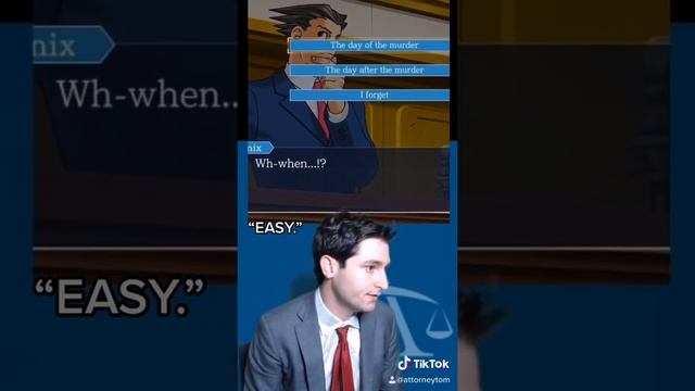 WHAT DO YOU MEAN THE REPORT IS OUTDATED?!? |Real Lawyer plays Phoenix Wright Ace Attorney #shorts смотреть онлайн