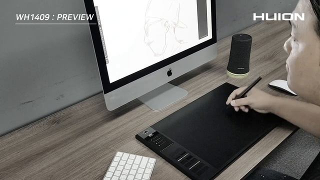 HUION WH1409 PREVIEW смотреть онлайн