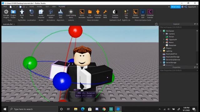 BASIC ROBLOX ANIMATION TUTORIAL! [Moon Animator v28.5] смотреть онлайн