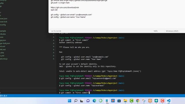 สอนเอาโค้ดโปรเจคจาก VS Code ขึ้น GitHub.com смотреть онлайн
