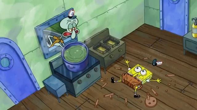 ?️Губка Боб-Ложка Хиппи в бочке супа(2/5)