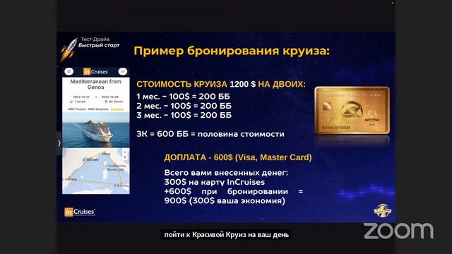 ПРЕЗЕНТАЦИЯ возможностей компании InCruises Спикер - Алена Схаб