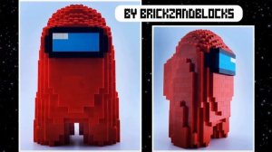ЛЕГО Амонг Ас самоделки из Лего и кастомы из игры. lego among us самодельные персонажи